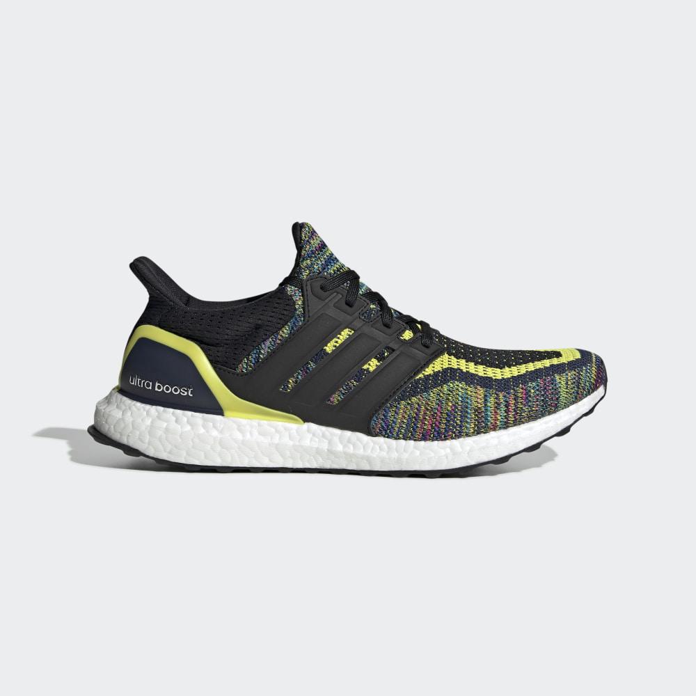 Adidasi Alergare Adidas Ultraboost Multicolor Barbati Romania - Bleumarin/Negrii/Galbeni EG8106